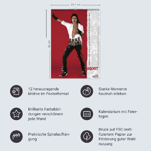 Michael Jackson Posterkalender 2027