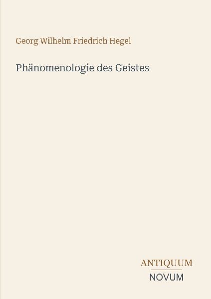 Phänomenologie des Geistes
