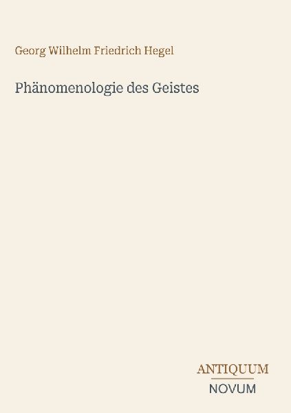 Phänomenologie des Geistes