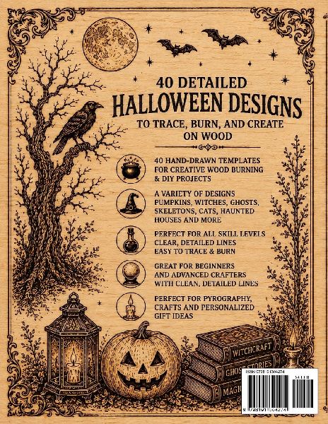Halloween Wood Burning Patterns
