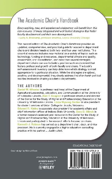 The Academic Chair s Handbook 2e