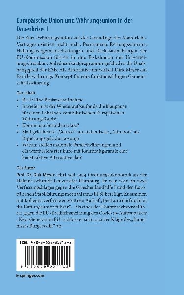 Europäische Union und Währungsunion in der Dauerkrise II