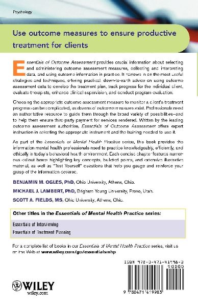 Essentials of Outcome Assessment