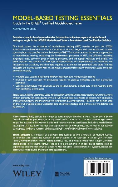 Model-Based Testing Essentials - Guide to the Istqb Certified Model-Based Tester