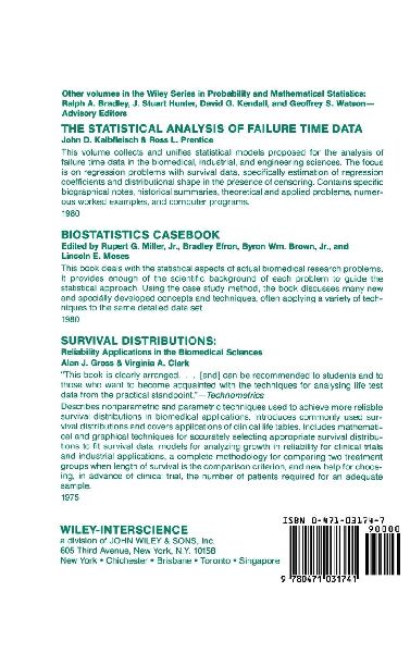 Survival Models and Data Analysis