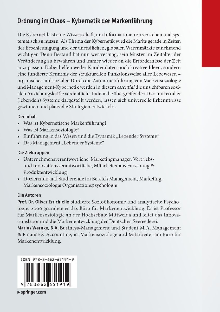 Ordnung im Chaos - Kybernetik der Markenführung