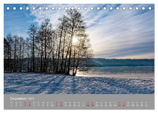 Biosphärenreservat Schorfhede-Chorin (Tischkalender 2027 DIN A5 quer), CALVENDO Monatskalender