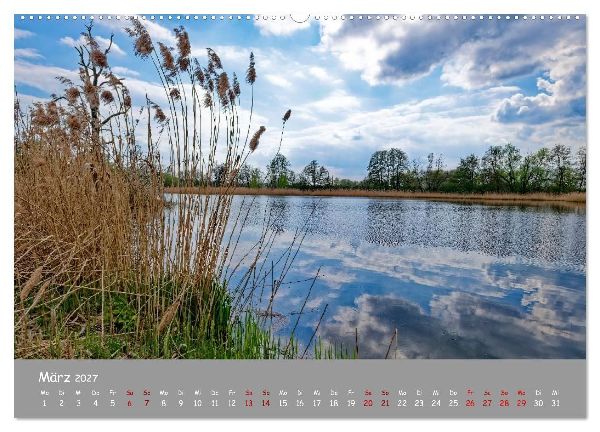 Biosphärenreservat Schorfhede-Chorin (hochwertiger Premium Wandkalender 2027 DIN A2 quer), Kunstdruck in Hochglanz