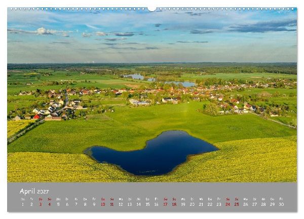 Biosphärenreservat Schorfhede-Chorin (hochwertiger Premium Wandkalender 2027 DIN A2 quer), Kunstdruck in Hochglanz