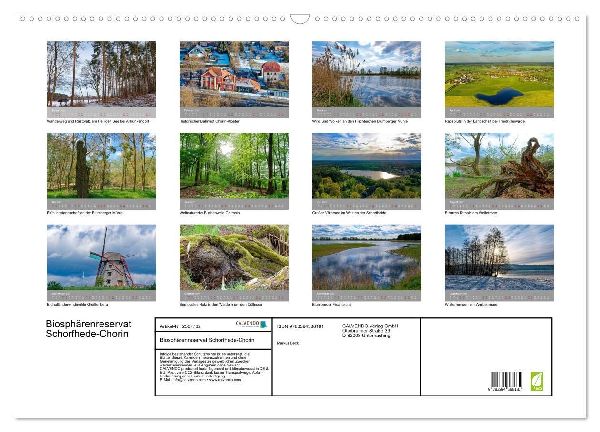 Biosphärenreservat Schorfhede-Chorin (Wandkalender 2027 DIN A2 quer), CALVENDO Monatskalender