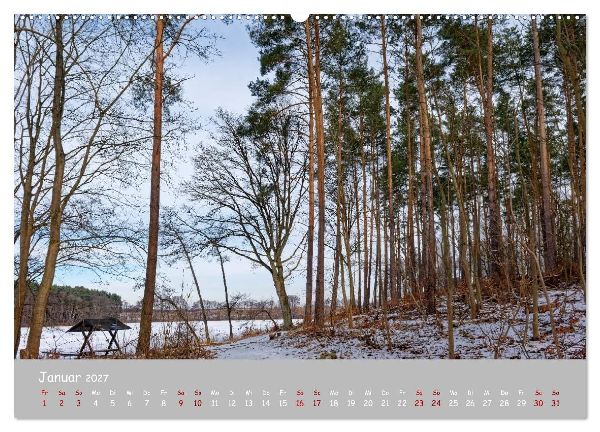 Biosphärenreservat Schorfhede-Chorin (Wandkalender 2027 DIN A2 quer), CALVENDO Monatskalender