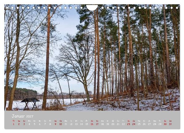 Biosphärenreservat Schorfhede-Chorin (Wandkalender 2027 DIN A4 quer), CALVENDO Monatskalender