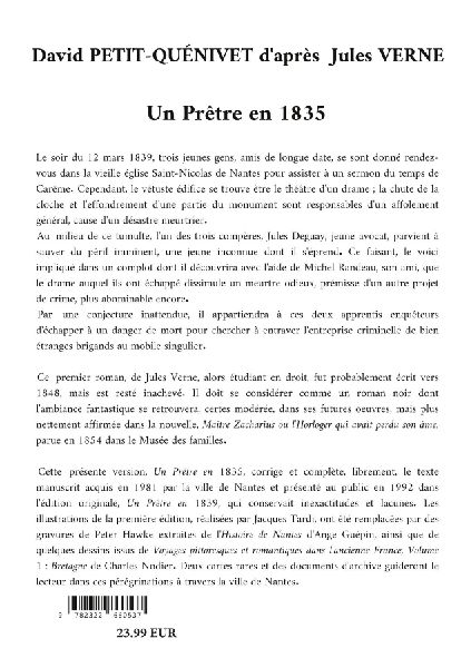 Un Prêtre en 1835