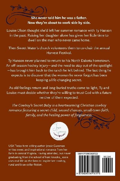 The Cowboy's Secret Baby Large Print Edition