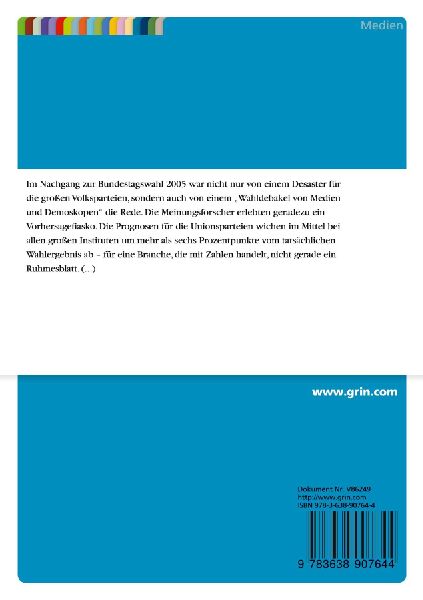 Meinungsforschungsinstitute in der Wahlumfrageberichterstattung