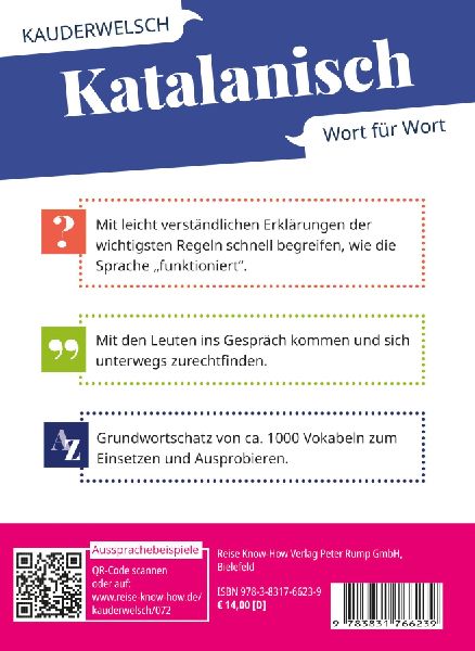 Reise Know-How Katalanisch - Wort für Wort