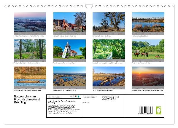 Naturerlebnis im Biosphärenreservat Drömling (Wandkalender 2027 DIN A3 quer), CALVENDO Monatskalender