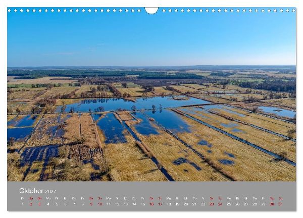 Naturerlebnis im Biosphärenreservat Drömling (Wandkalender 2027 DIN A3 quer), CALVENDO Monatskalender
