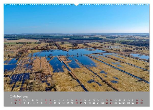 Naturerlebnis im Biosphärenreservat Drömling (hochwertiger Premium Wandkalender 2027 DIN A2 quer), Kunstdruck in Hochglanz