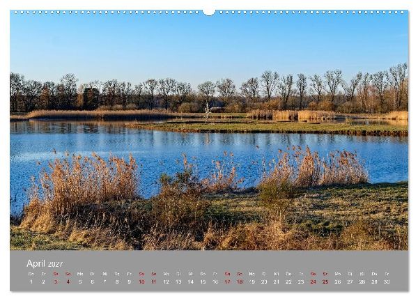 Naturerlebnis im Biosphärenreservat Drömling (hochwertiger Premium Wandkalender 2027 DIN A2 quer), Kunstdruck in Hochglanz