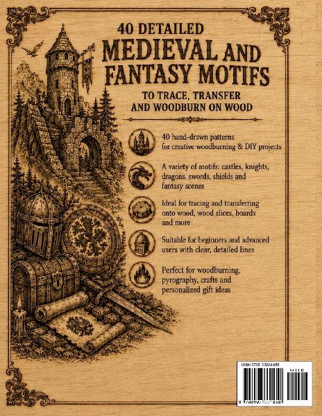 Medieval & Fantasy, Pyrography Patterns