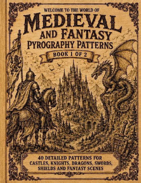 Pyrography Patterns , Medieval & Fantasy