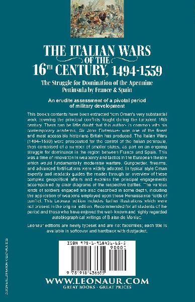 The Italian Wars of the 16th Century, 1494-1559