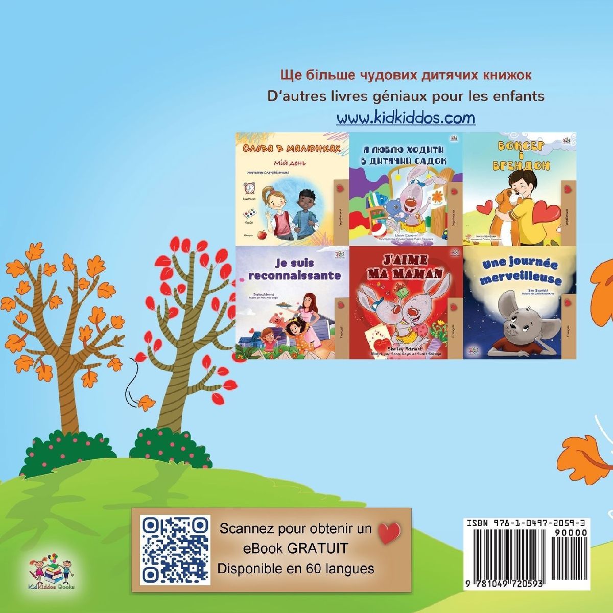 J'adore l'automne (Livre Pour Enfants Bilingue Ukrainien-français)
