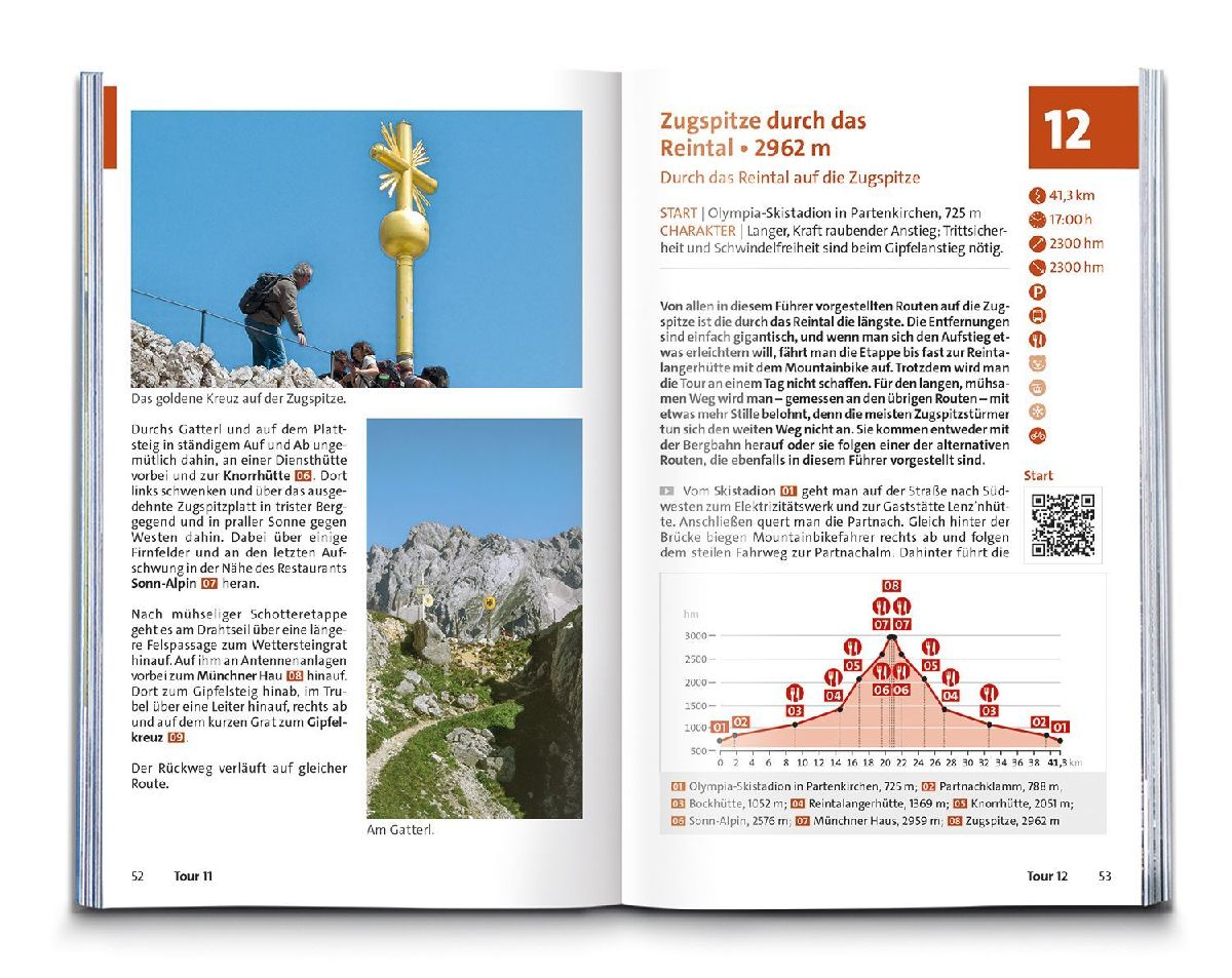 KOMPASS Wanderführer Zugspitze, Werdenfelser Land, 60 Touren mit Extra-Tourenkarte