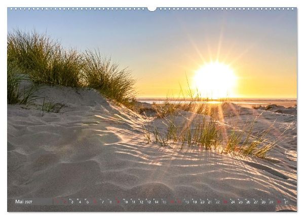 NORDSEE-VERLIEBT (hochwertiger Premium Wandkalender 2027 DIN A2 quer), Kunstdruck in Hochglanz