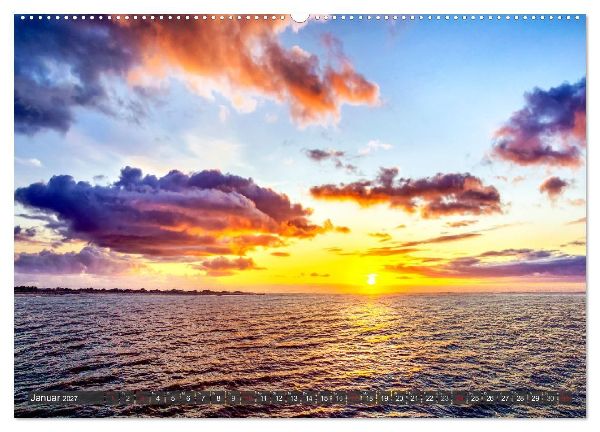 NORDSEE-VERLIEBT (Wandkalender 2027 DIN A2 quer), CALVENDO Monatskalender