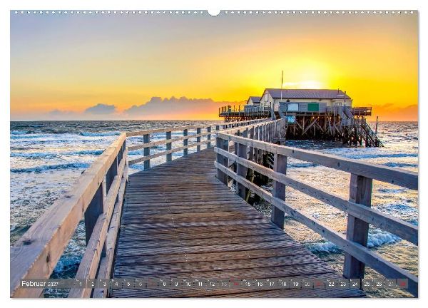 NORDSEE-VERLIEBT (Wandkalender 2027 DIN A2 quer), CALVENDO Monatskalender