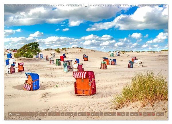NORDSEE-VERLIEBT (Wandkalender 2027 DIN A2 quer), CALVENDO Monatskalender
