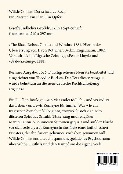Der schwarze Rock (Großdruck)
