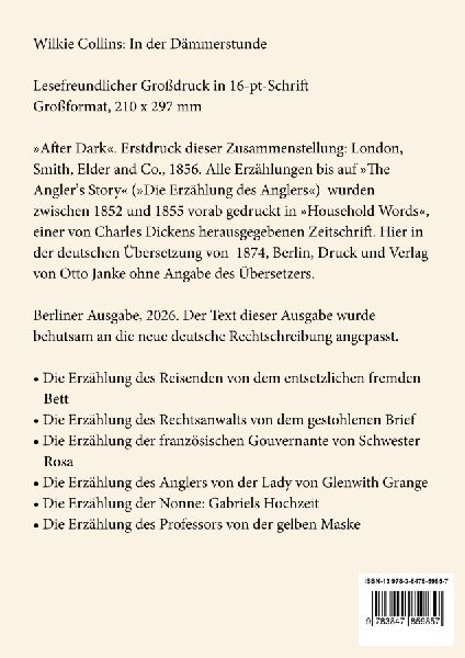 In der Dämmerstunde (Großdruck)