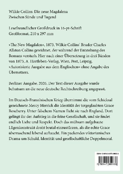 Die neue Magdalena (Großdruck)
