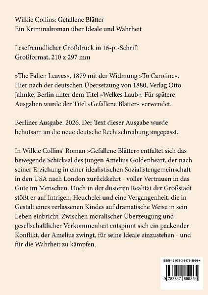 Gefallene Blätter (Großdruck)