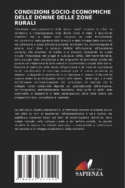 CONDIZIONI SOCIO-ECONOMICHE DELLE DONNE DELLE ZONE RURALI