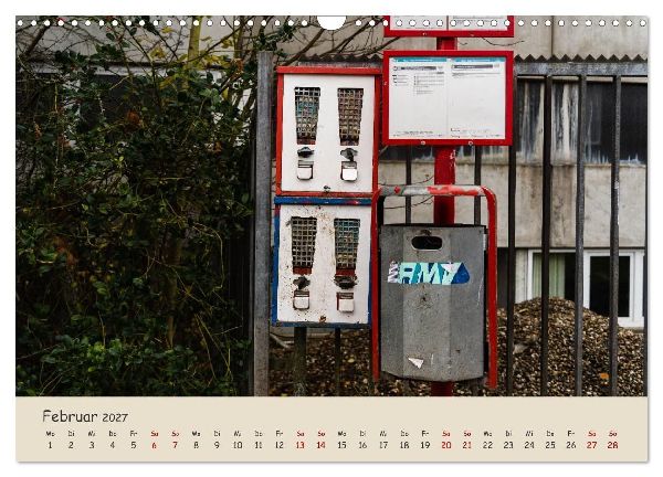 Kaugummiautomaten (Wandkalender 2027 DIN A3 quer), CALVENDO Monatskalender