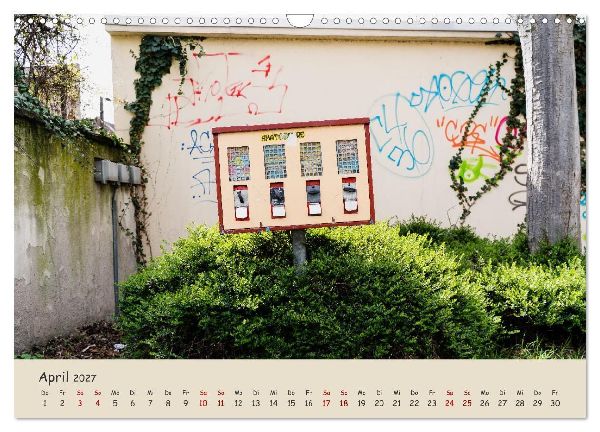 Kaugummiautomaten (Wandkalender 2027 DIN A3 quer), CALVENDO Monatskalender