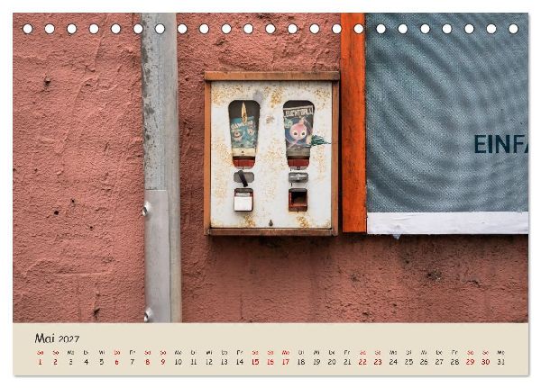 Kaugummiautomaten (Tischkalender 2027 DIN A5 quer), CALVENDO Monatskalender