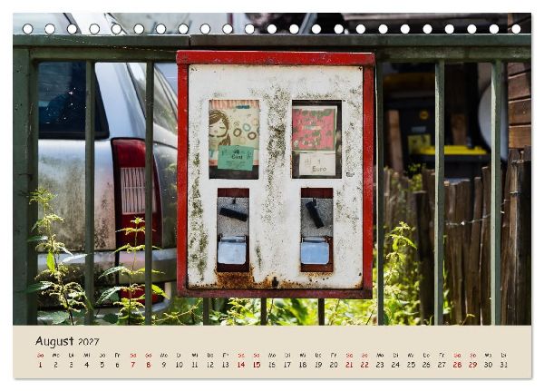 Kaugummiautomaten (Tischkalender 2027 DIN A5 quer), CALVENDO Monatskalender