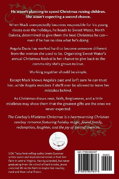 The Cowboy's Mistletoe Christmas Large Print Edition