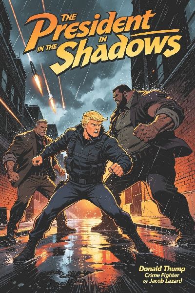 The President in The Shadows Donald Thump Crime Fighter
