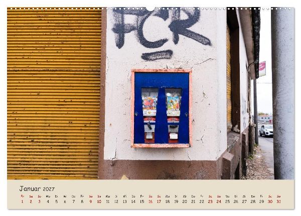 Kaugummiautomaten (Wandkalender 2027 DIN A2 quer), CALVENDO Monatskalender