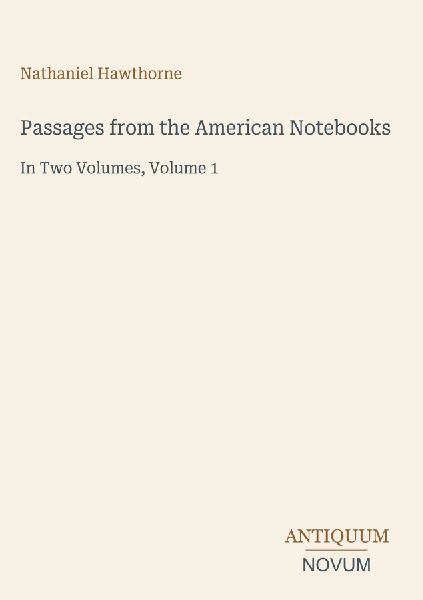 Passages from the American Notebooks