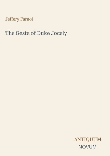 The Geste of Duke Jocely