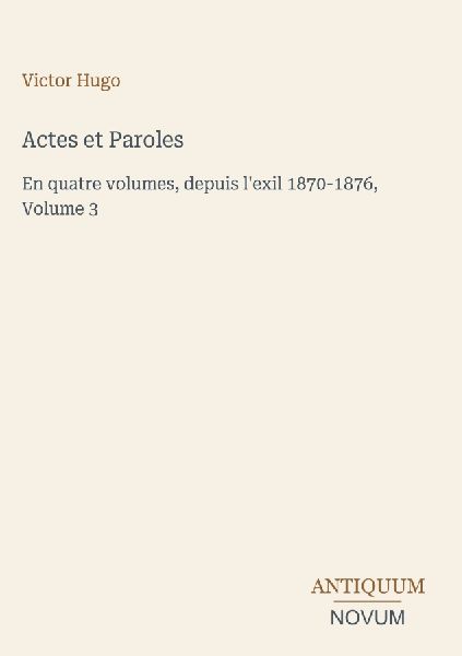 Actes et Paroles