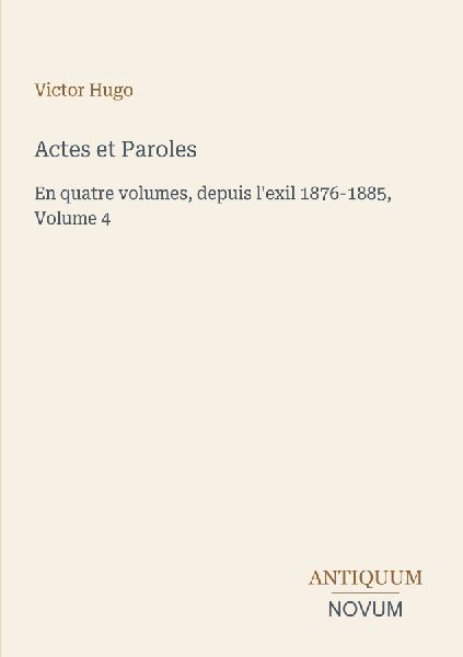 Actes et Paroles