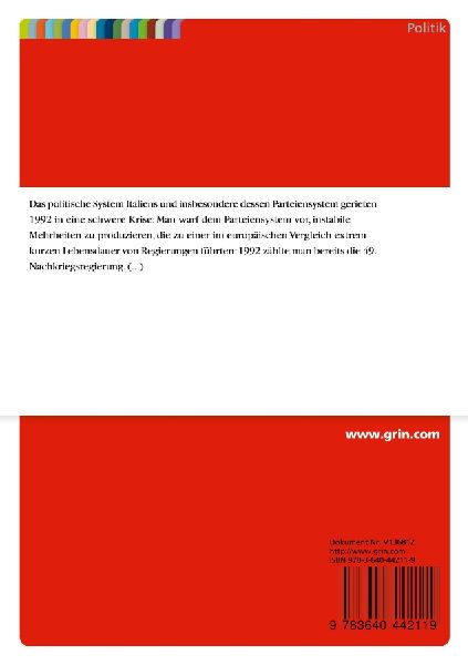 Der Wandel im italienischen Parteiensystem